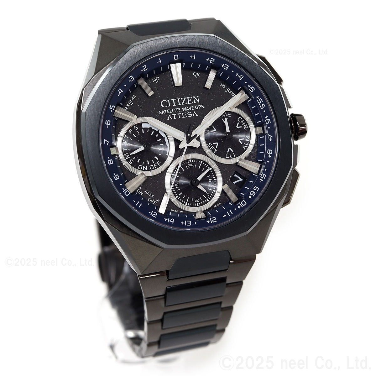 シチズン アテッサ CITIZEN ATTESA エコドライブ GPS衛星電波時計 限定モデル 腕時計 ACT Line CC4106-74E Blue Universe Collection 第2弾【2025 新作】