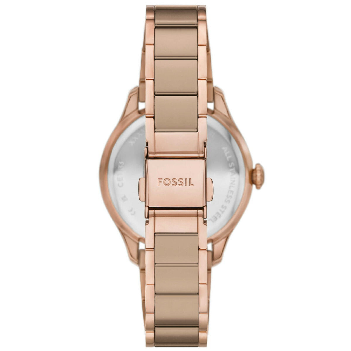 フォッシル FOSSIL 腕時計 レディース GILMORE 三針デイト ローズゴールドトーン&ブラウン セラミックウォッチ CE1133【2025 新作】