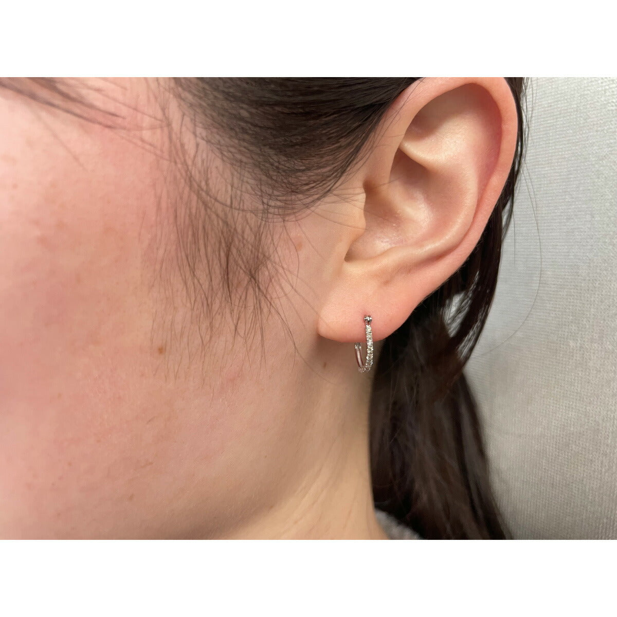 プラチナ ダイヤモンド ピアス 0.2カラット 0.2ct D121-020VP