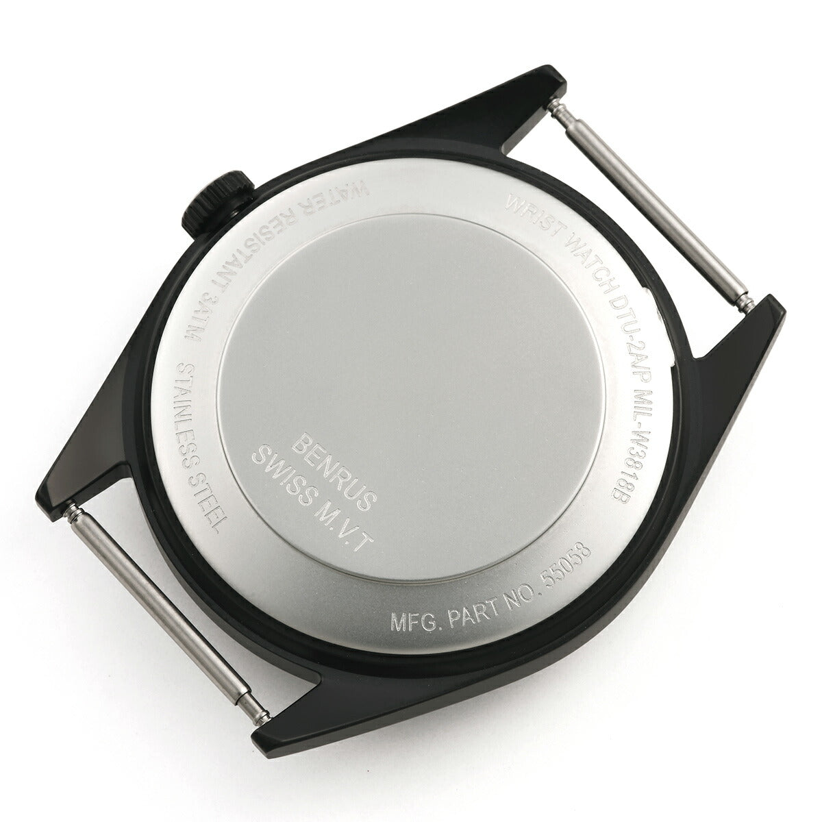 ベンラス BENRUS 腕時計 メンズ DTU-2A/P-BKKH ミリタリーウォッチ 復刻モデル ブラック/カーキ