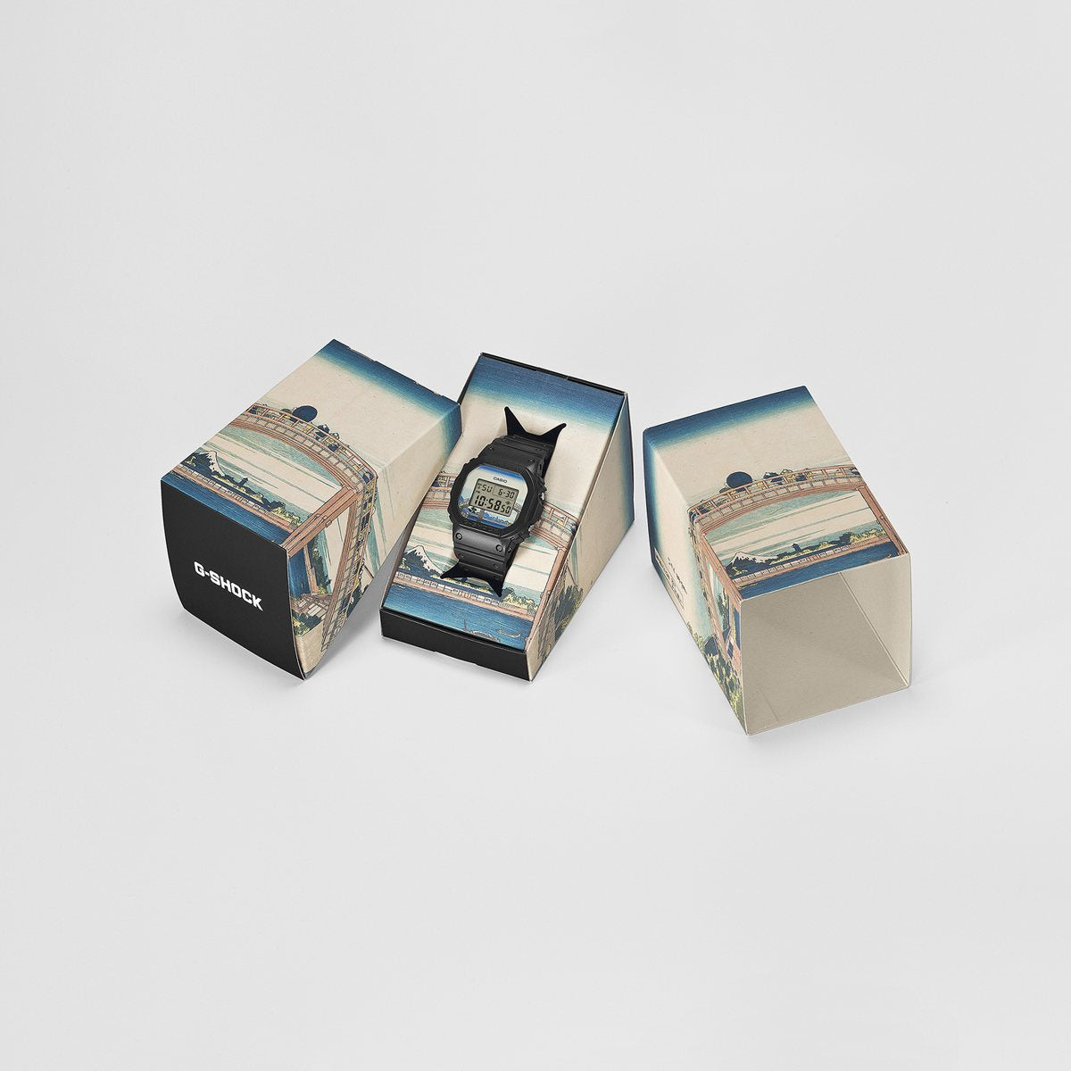 G-SHOCK デジタル カシオ Gショック CASIO 腕時計 メンズ DW-5600KHFM25-1JR 葛飾北斎 富嶽三十六景 深川万年橋下 モチーフ【2026 新作】