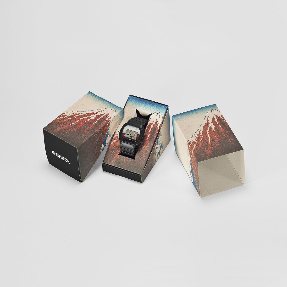 G-SHOCK デジタル カシオ Gショック CASIO 腕時計 メンズ DW-5600KHSH25-1JR 葛飾北斎 富嶽三十六景 山下白雨 モチーフ【2026 新作】