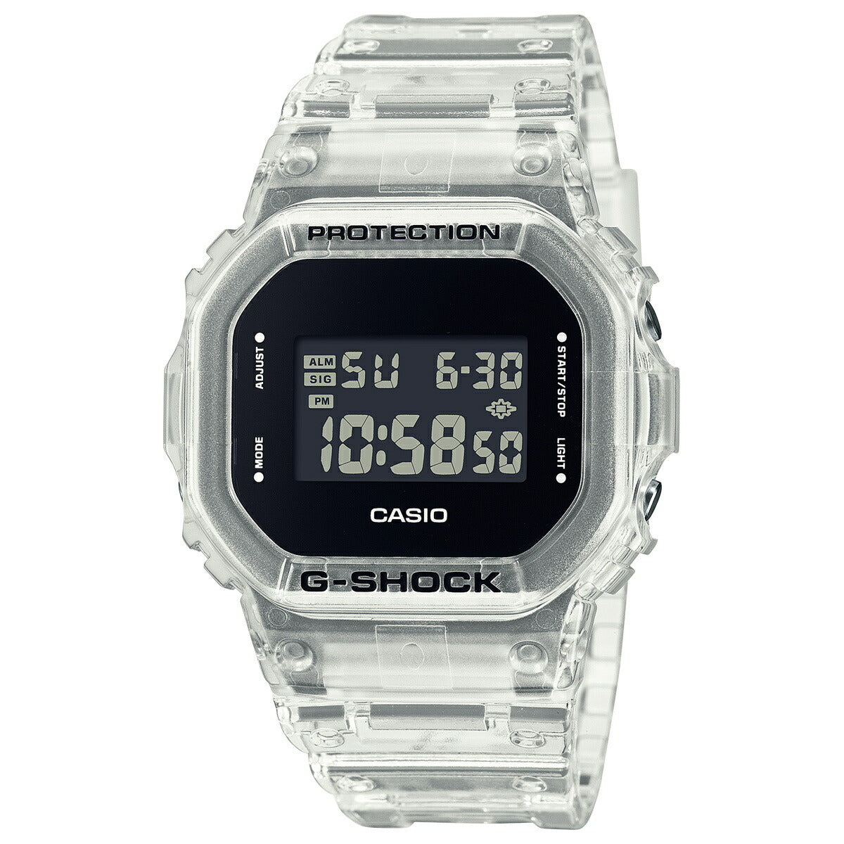 G-SHOCK デジタル カシオ Gショック CASIO 限定モデル 腕時計 メンズ DW-5600USKE-7JF スケルトン LEDバックライト【2024 新作】