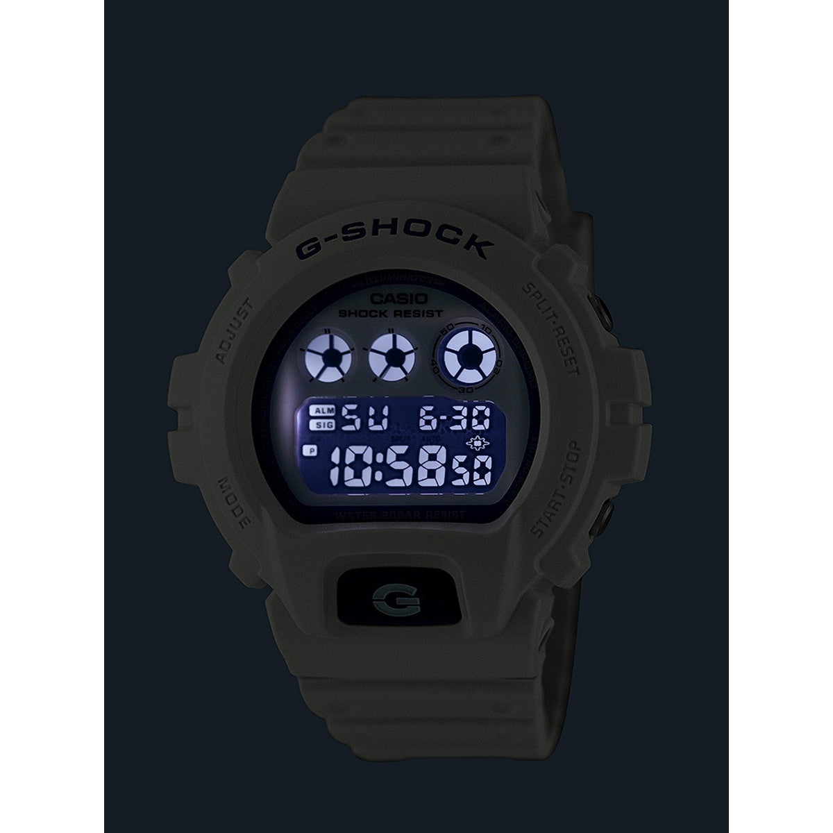 G-SHOCK デジタル カシオ Gショック CASIO オンライン限定モデル 腕時計 メンズ DW-6900HDS-7A1JF HIDDEN GLOW SERIES【2025 新作】