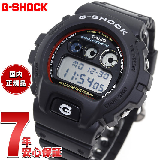 G-SHOCK デジタル カシオ Gショック CASIO 腕時計 メンズ DW-6900RL-1JF 初代G-SHOCK ブランドカラーモデル オールブラック【2024 新作】