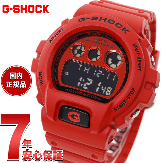 G-SHOCK デジタル カシオ Gショック CASIO 腕時計 メンズ DW-6900RRB-4JF Iconic Styles レッド