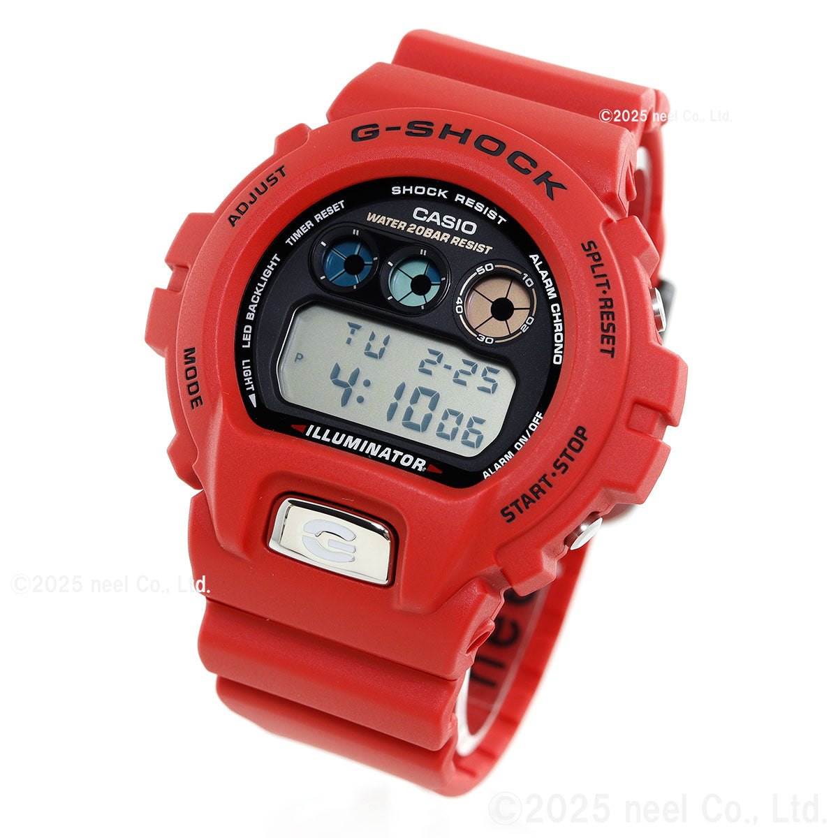 G-SHOCK デジタル カシオ Gショック CASIO 限定モデル 腕時計 メンズ DW-6900TR-4JR DW-6900 30TH ANNIVERSARY MODELS レッド【2025 新作】