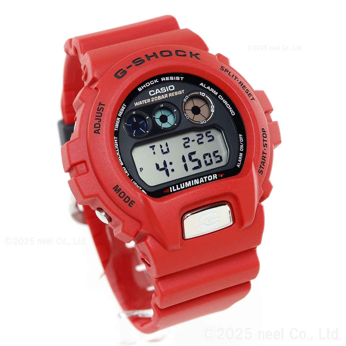 G-SHOCK デジタル カシオ Gショック CASIO 限定モデル 腕時計 メンズ DW-6900TR-4JR DW-6900 30TH ANNIVERSARY MODELS レッド【2025 新作】