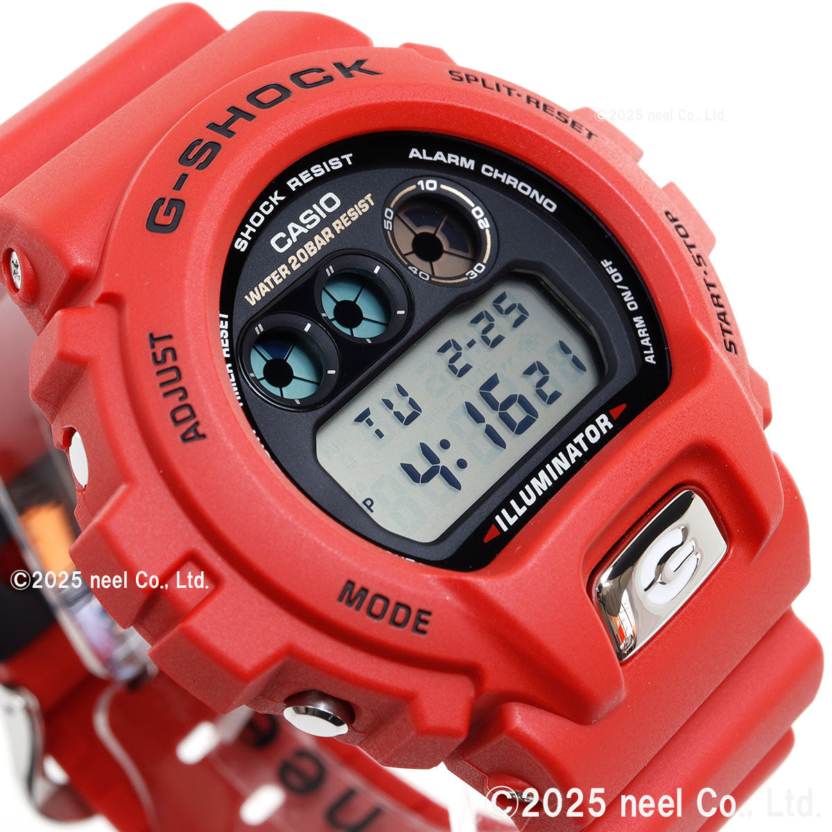 G-SHOCK デジタル カシオ Gショック CASIO 限定モデル 腕時計 メンズ DW-6900TR-4JR DW-6900 30TH ANNIVERSARY MODELS レッド【2025 新作】