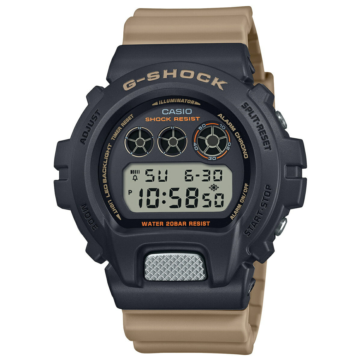 G-SHOCK カシオ Gショック CASIO デジタル 腕時計 メンズ DW-6900TU-1A5JF Two tone utility colors【2024 新作】