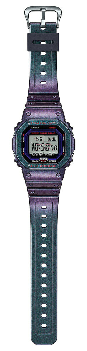 G-SHOCK Gショック DW-B5600AH-6JF メンズ デジタル 限定モデル 腕時計 パープル Bluetooth搭載 スマートフォンリンク CASIO カシオ【2023 新作】