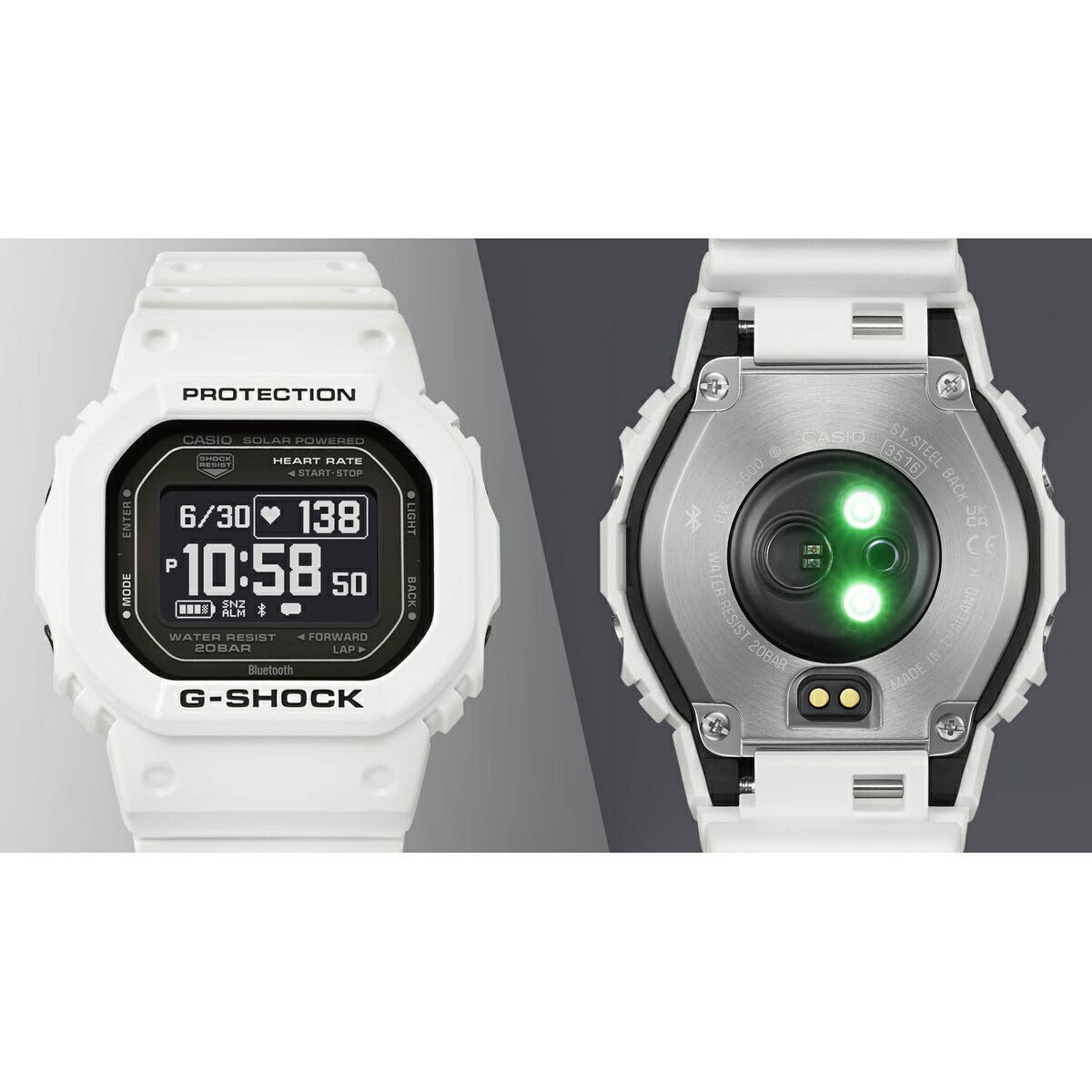 G-SHOCK G-SQUAD カシオ Gショック ジースクワッド CASIO DW-H5600-1A2JR Bluetooth搭載 USB充電対応 ソーラー 腕時計 メンズ スマートフォンリンク【2024 新作】