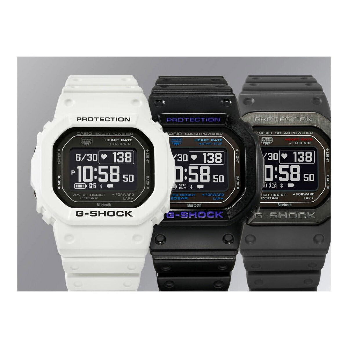 G-SHOCK G-SQUAD カシオ Gショック ジースクワッド CASIO DW-H5600-1A2JR Bluetooth搭載 USB充電対応 ソーラー 腕時計 メンズ スマートフォンリンク【2024 新作】