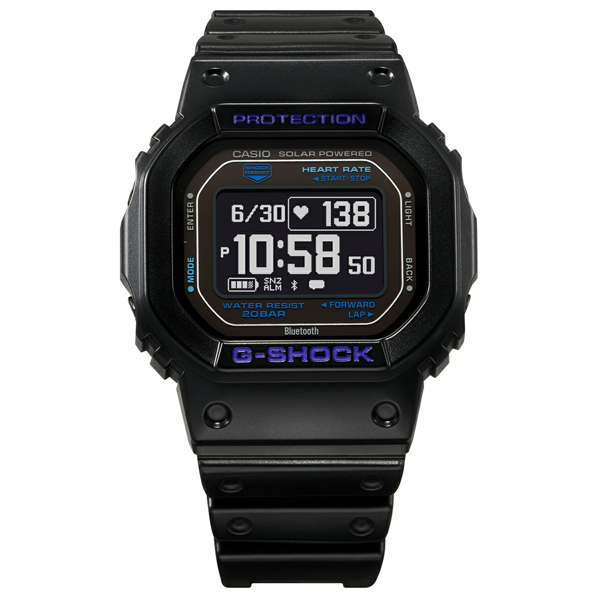 G-SHOCK G-SQUAD カシオ Gショック ジースクワッド CASIO DW-H5600-1A2JR Bluetooth搭載 USB充電対応 ソーラー 腕時計 メンズ スマートフォンリンク【2024 新作】