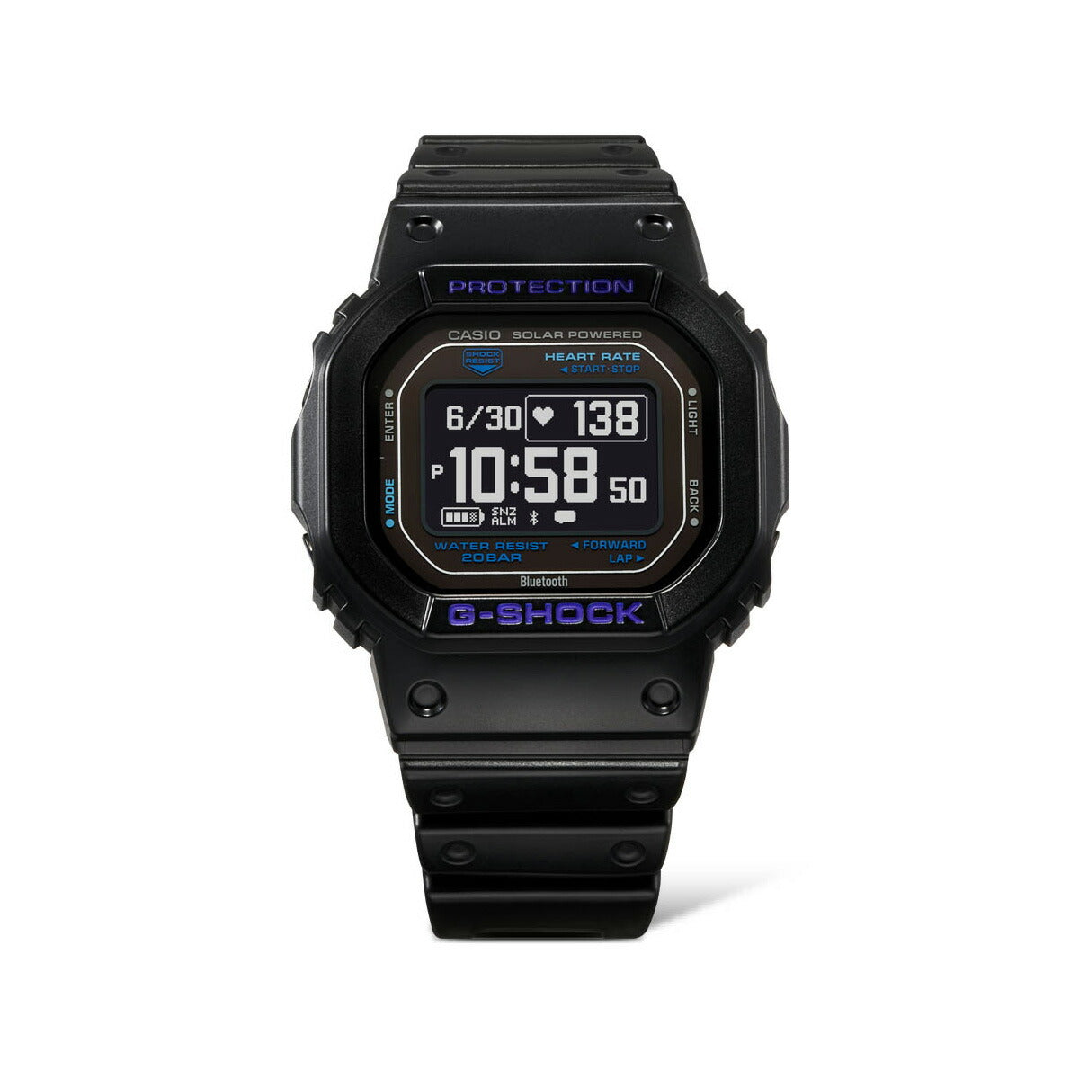 G-SHOCK G-SQUAD カシオ Gショック ジースクワッド CASIO DW-H5600-1A2JR Bluetooth搭載 USB充電対応 ソーラー 腕時計 メンズ スマートフォンリンク【2024 新作】