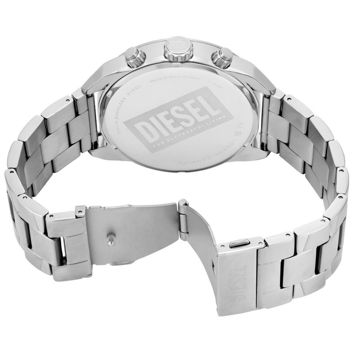 ディーゼル DIESEL 腕時計 メンズ SPIKED クロノグラフ ステンレススチールウォッチ DZ4677【2025 新作】