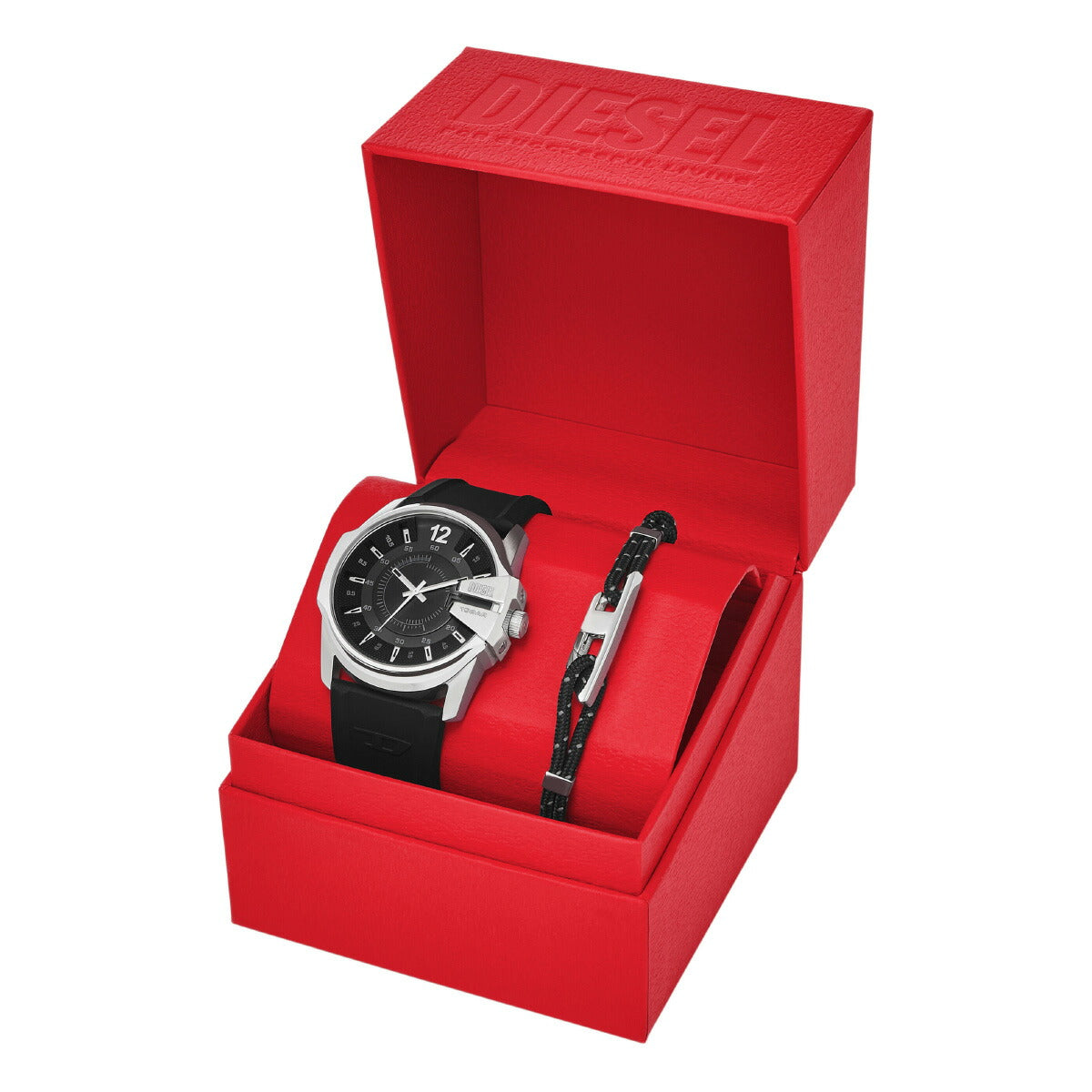 ディーゼル DIESEL 腕時計 メンズ MASTER CHIEF シリコンウォッチ DZ4700SET【2025 新作】