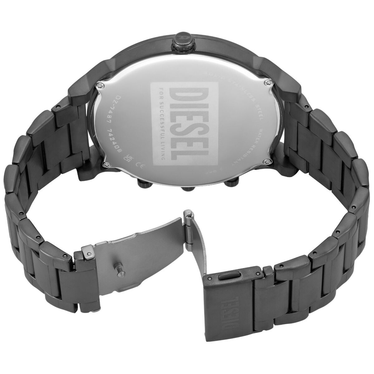 ディーゼル DIESEL 腕時計 メンズ MR. DADDY SLIM 三針 ガンメタル ステンレススチールウォッチ DZ7487【2025 新作】