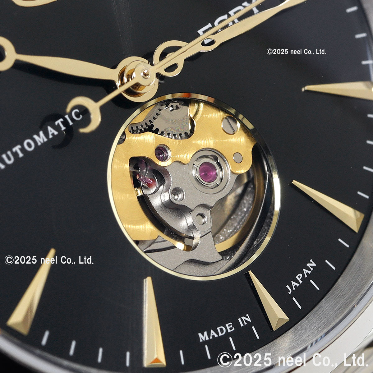 ケンテックス KENTEX ESPY ドレスオープンハート 限定188本 ESPY Dress Open Heart 腕時計 メンズ 自動巻き 日本製 E660M-01【2025 新作】