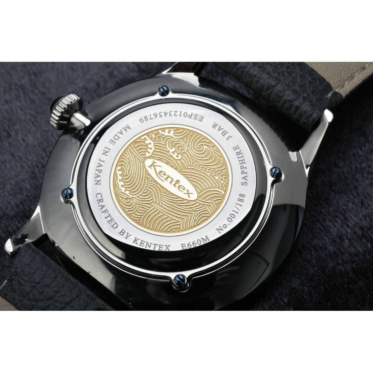 ケンテックス KENTEX ESPY ドレスオープンハート 限定188本 ESPY Dress Open Heart 腕時計 メンズ 自動巻き 日本製 E660M-01【2025 新作】