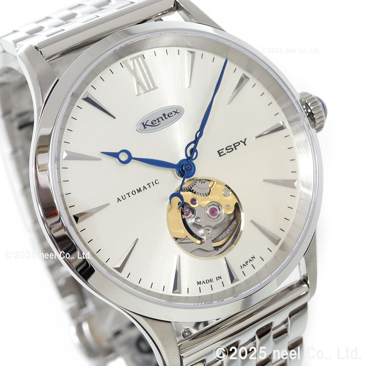 ケンテックス KENTEX ESPY ドレスオープンハート ESPY Dress Open Heart 腕時計 メンズ 自動巻き 日本製 E660M-02【2025 新作】