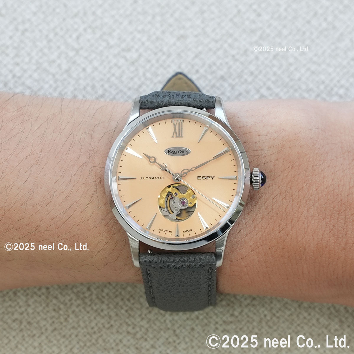 ケンテックス KENTEX ESPY ドレスオープンハート 限定99本 ESPY Dress Open Heart 腕時計 メンズ 自動巻き 日本製 E660M-03【2025 新作】