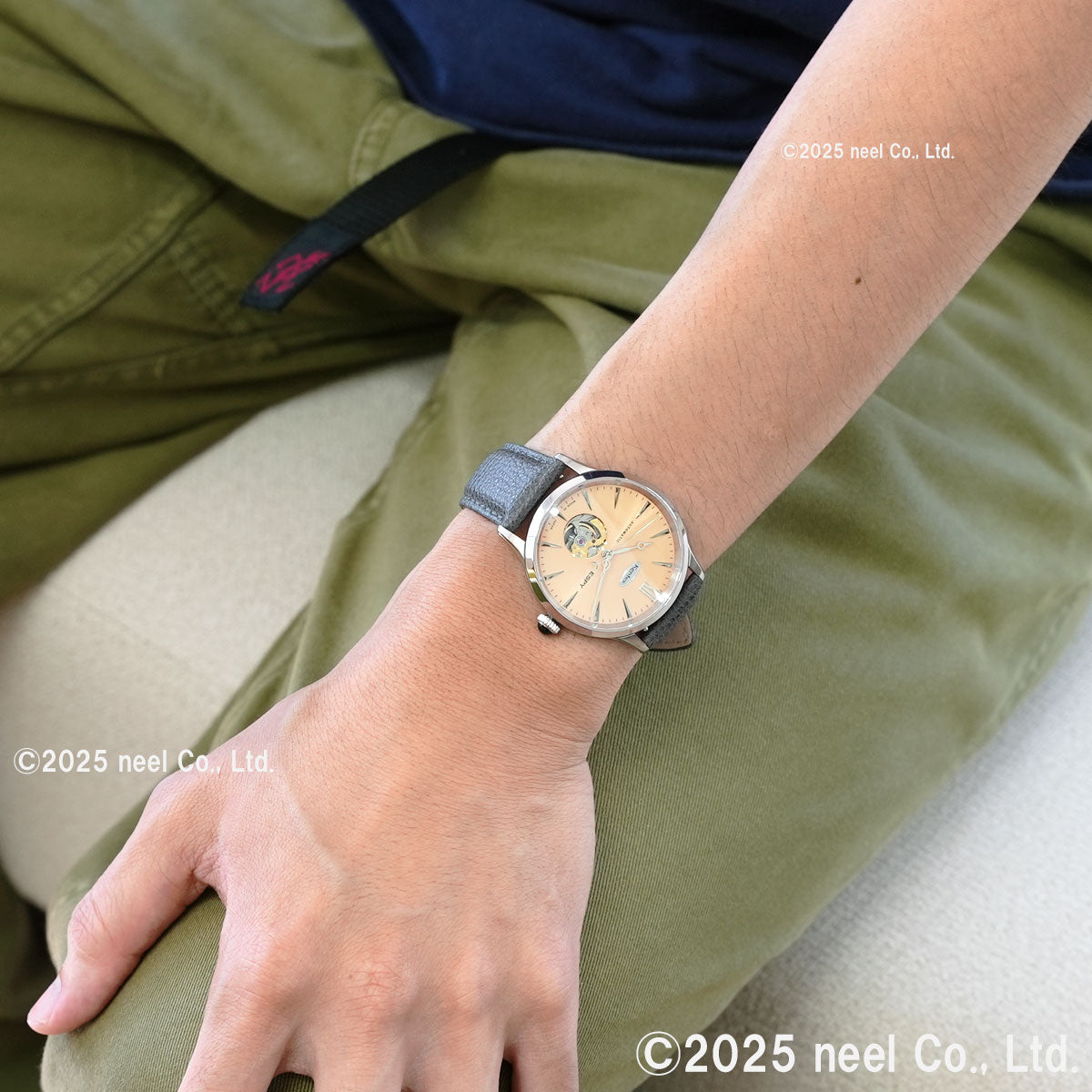 ケンテックス KENTEX ESPY ドレスオープンハート 限定99本 ESPY Dress Open Heart 腕時計 メンズ 自動巻き 日本製 E660M-03【2025 新作】