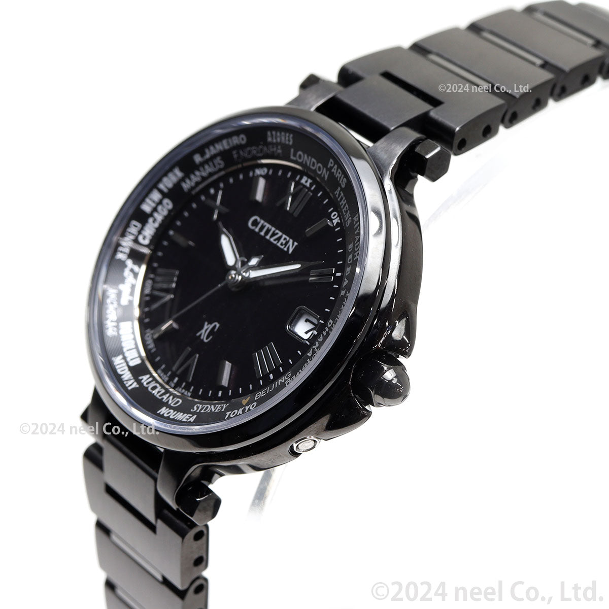シチズン クロスシー CITIZEN xC エコドライブ 電波時計 ハッピーフライト 限定モデル 腕時計 レディース basic collection EC1016-51E【2025 新作】