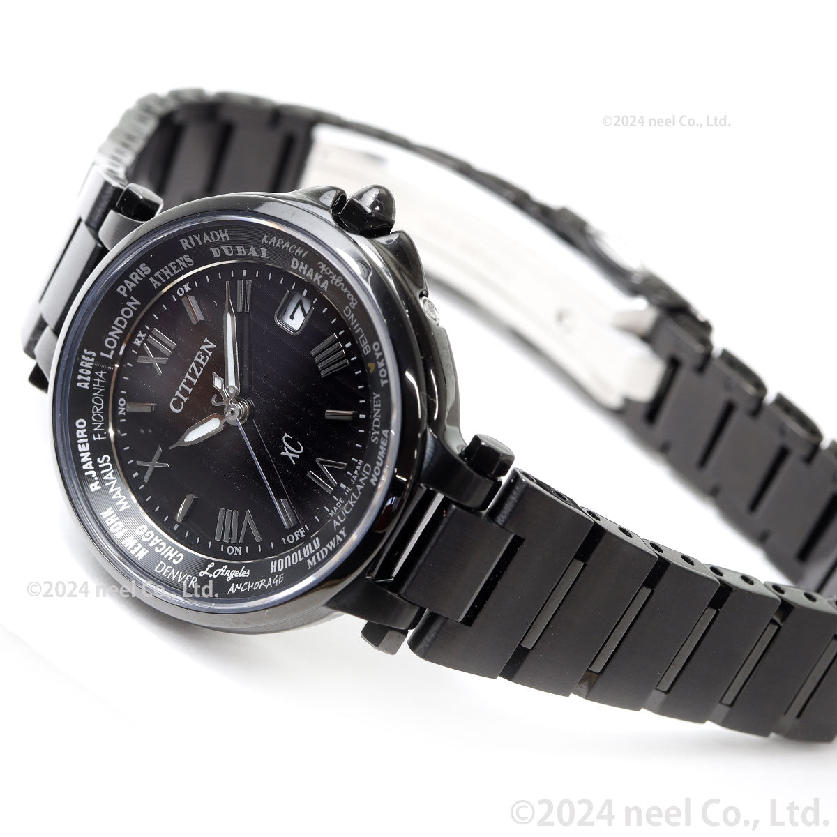 シチズン クロスシー CITIZEN xC エコドライブ 電波時計 ハッピーフライト 限定モデル 腕時計 レディース basic collection EC1016-51E【2025 新作】