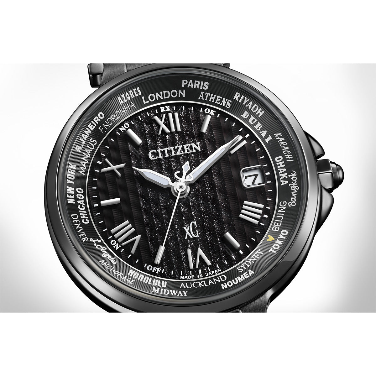 シチズン クロスシー CITIZEN xC エコドライブ 電波時計 ハッピーフライト 限定モデル 腕時計 レディース basic collection EC1016-51E【2025 新作】