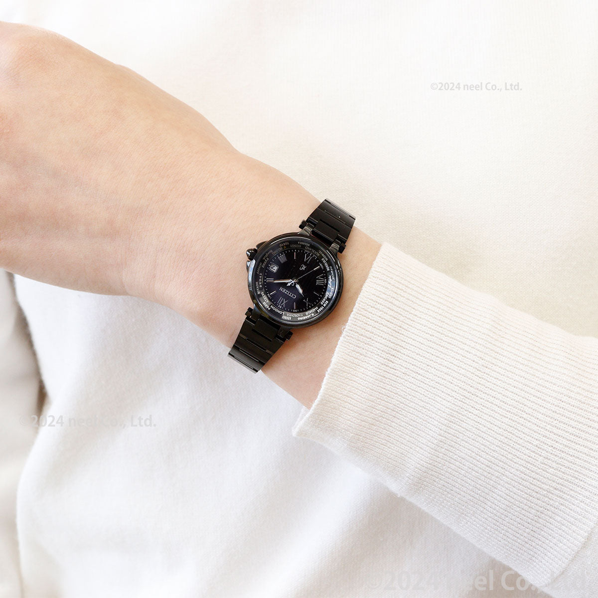 シチズン クロスシー CITIZEN xC エコドライブ 電波時計 ハッピーフライト 限定モデル 腕時計 レディース basic collection EC1016-51E【2025 新作】