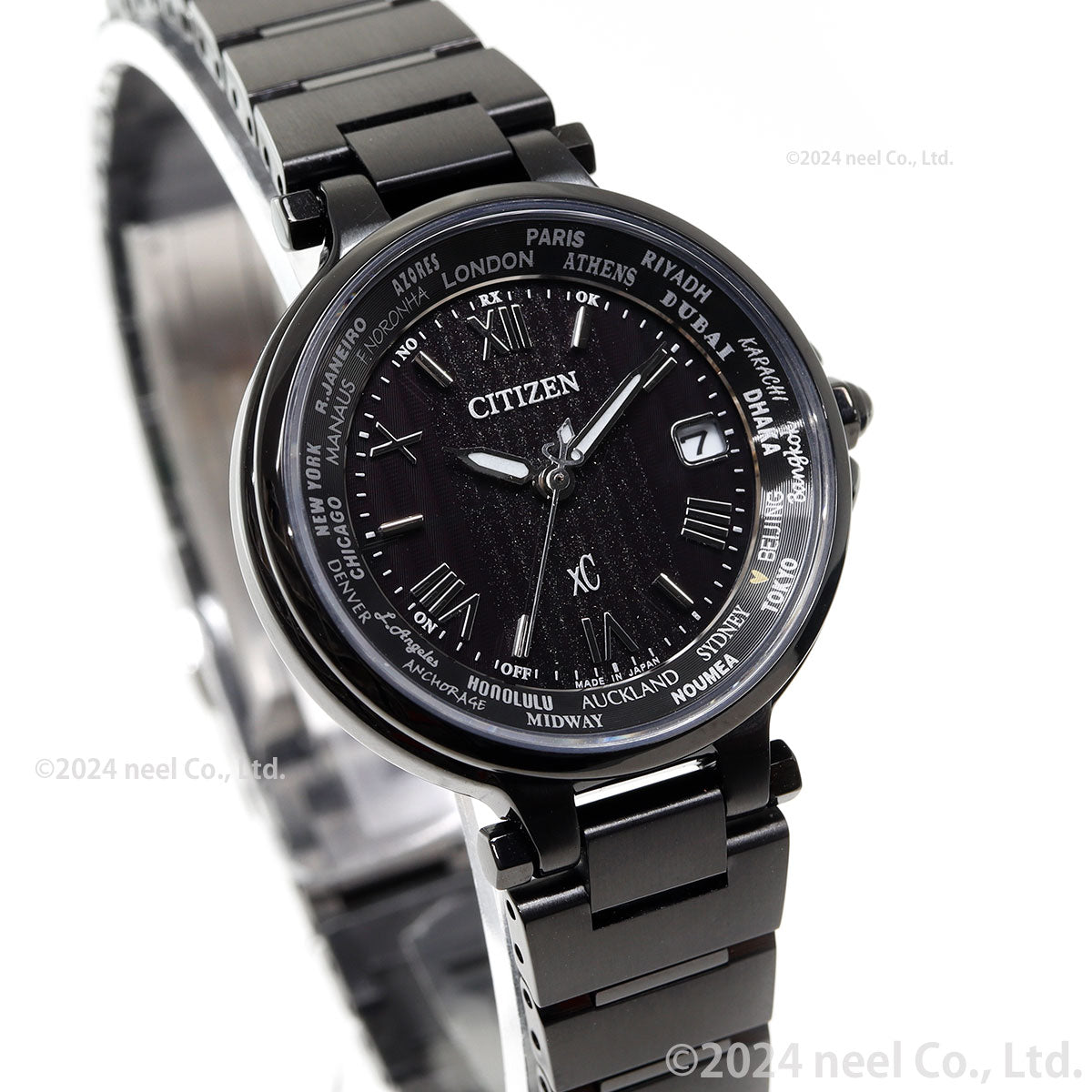 シチズン クロスシー CITIZEN xC エコドライブ 電波時計 ハッピーフライト 限定モデル 腕時計 レディース basic collection EC1016-51E【2025 新作】