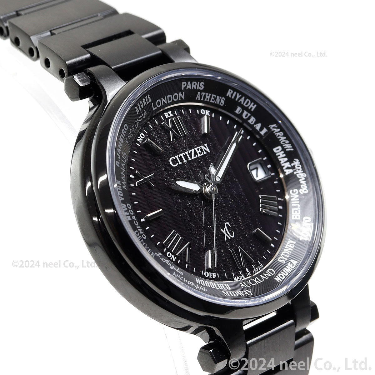 シチズン クロスシー CITIZEN xC エコドライブ 電波時計 ハッピーフライト 限定モデル 腕時計 レディース basic collection EC1016-51E【2025 新作】