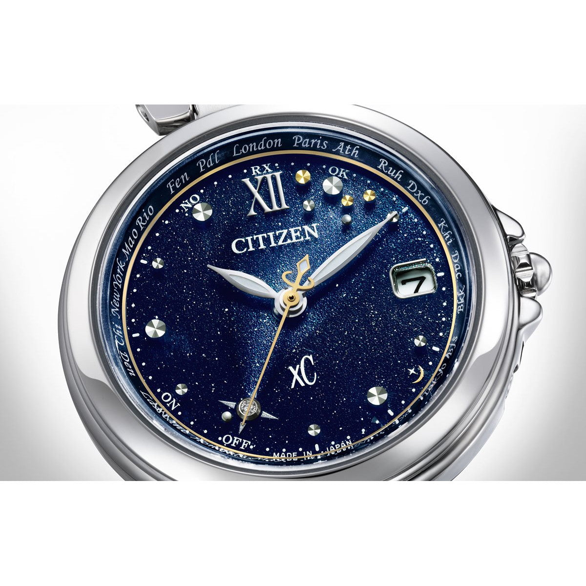 シチズン クロスシー CITIZEN xC エコドライブ 電波時計 ハッピーフライト 限定モデル 腕時計 レディース basic collection EC1030-76E【2024 新作】