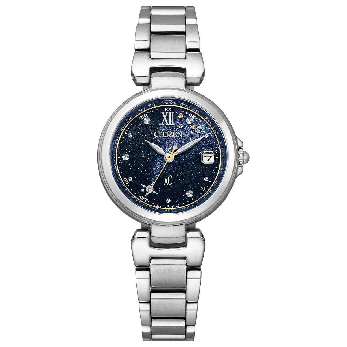 シチズン クロスシー CITIZEN xC エコドライブ 電波時計 ハッピーフライト 限定モデル 腕時計 レディース basic collection EC1030-76E【2024 新作】