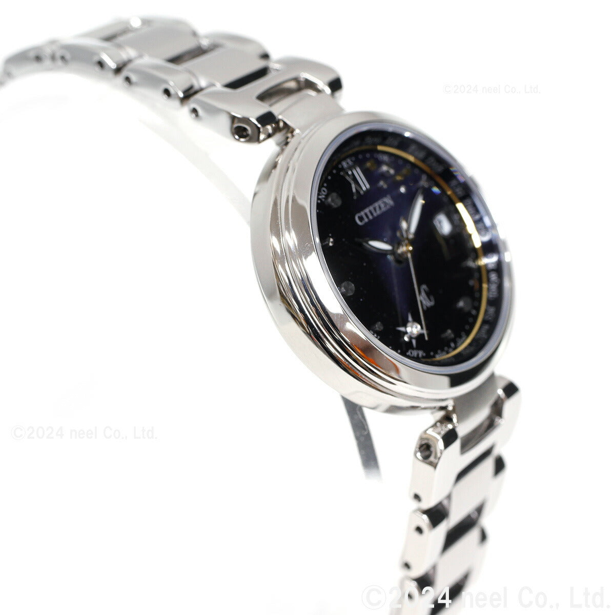 シチズン クロスシー CITIZEN xC エコドライブ 電波時計 ハッピーフライト 限定モデル 腕時計 レディース basic collection EC1030-76E【2024 新作】