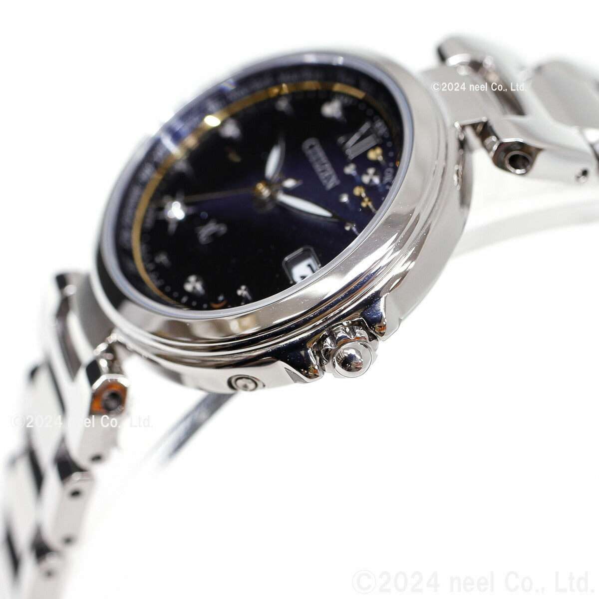 シチズン クロスシー CITIZEN xC エコドライブ 電波時計 ハッピーフライト 限定モデル 腕時計 レディース basic collection EC1030-76E【2024 新作】