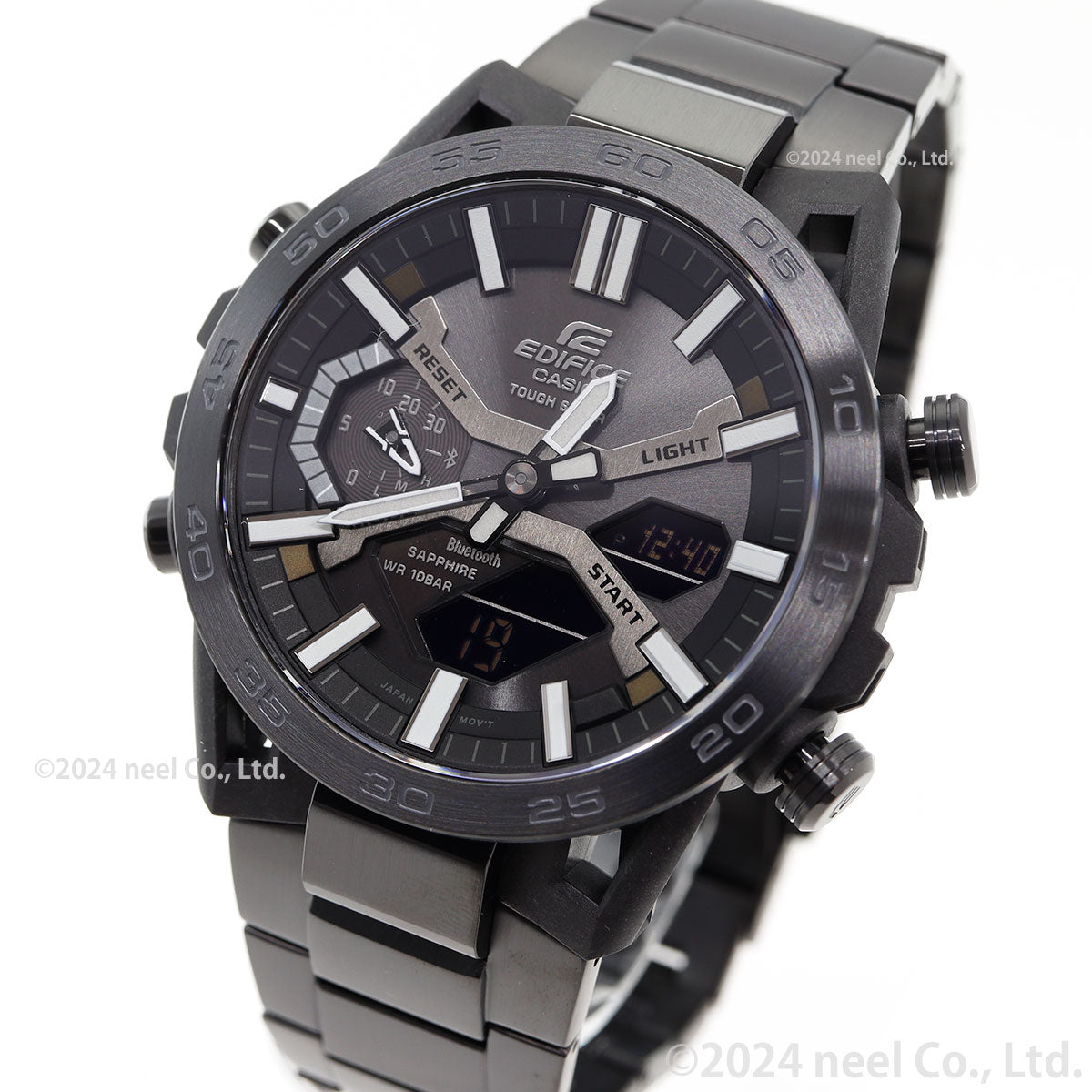 カシオ エディフィス CASIO EDIFICE SOSPENSIONE ソーラー 腕時計 メンズ タフソーラー クロノグラフ ECB-2000YDC-1BJF サスペンションアームデザイン スマートフォンリンク【2024 新作】