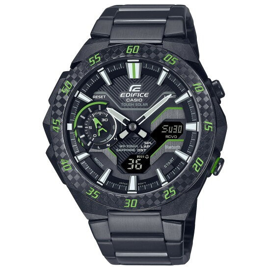 カシオ エディフィス CASIO EDIFICE WINDFLOW ECB-2200YRC-1A3JF アナデジ 腕時計 メンズ クロノグラフ ウィンドフロウ スマートフォンリンク【2025 新作】
