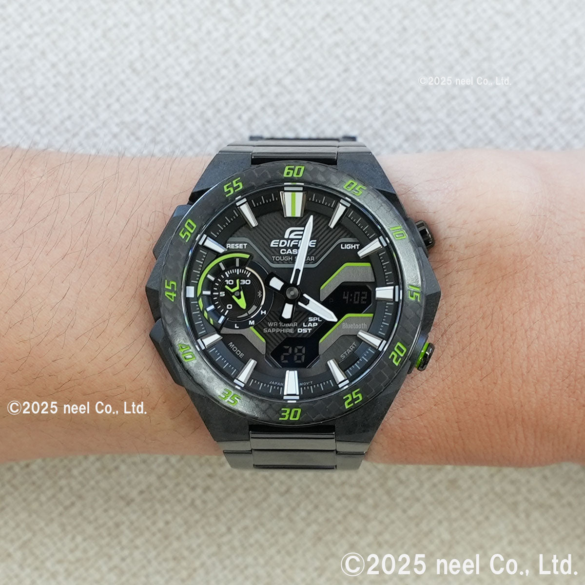 カシオ エディフィス CASIO EDIFICE WINDFLOW ECB-2200YRC-1A3JF アナデジ 腕時計 メンズ クロノグラフ ウィンドフロウ スマートフォンリンク【2025 新作】