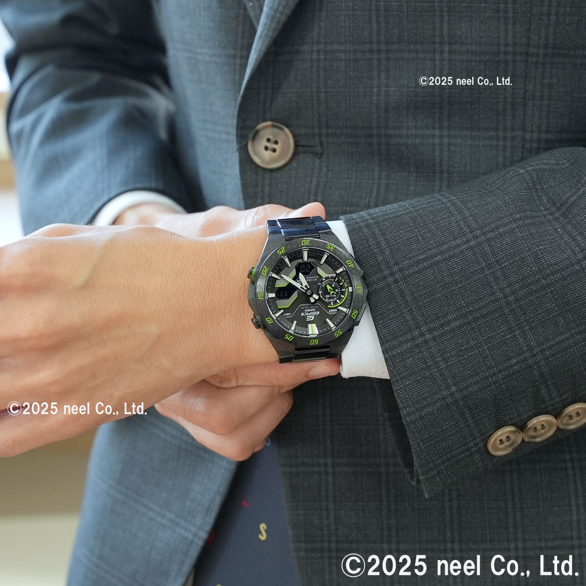 カシオ エディフィス CASIO EDIFICE WINDFLOW ECB-2200YRC-1A3JF アナデジ 腕時計 メンズ クロノグラフ ウィンドフロウ スマートフォンリンク【2025 新作】