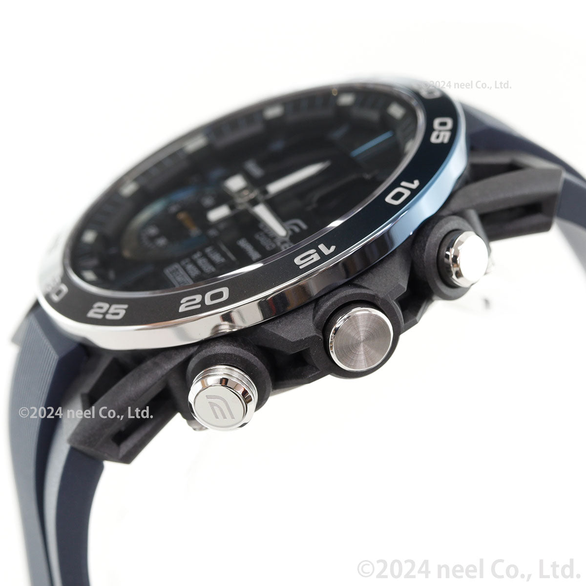 カシオ エディフィス CASIO EDIFICE 腕時計 メンズ クロノグラフ ECB-40YNP-1AJF Nighttime Drive Series スマートフォンリンク【2024 新作】
