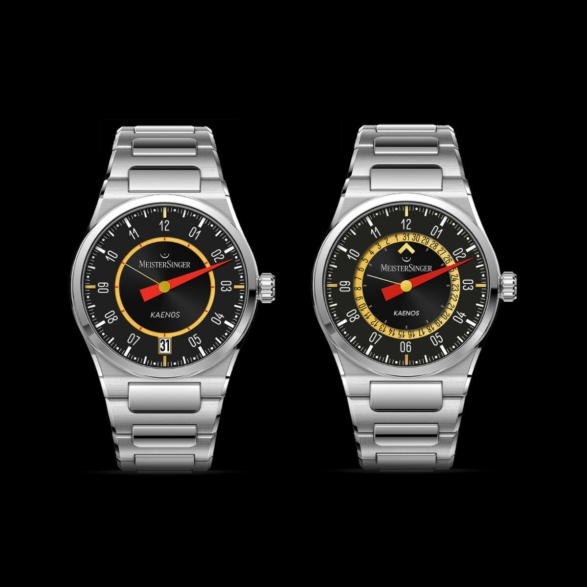 マイスタージンガー MeisterSinger アラン・シルベスタイン エディション カエノス グランドデイト 自動巻き 腕時計 ED-KSGD-AS2025【2025 新作】