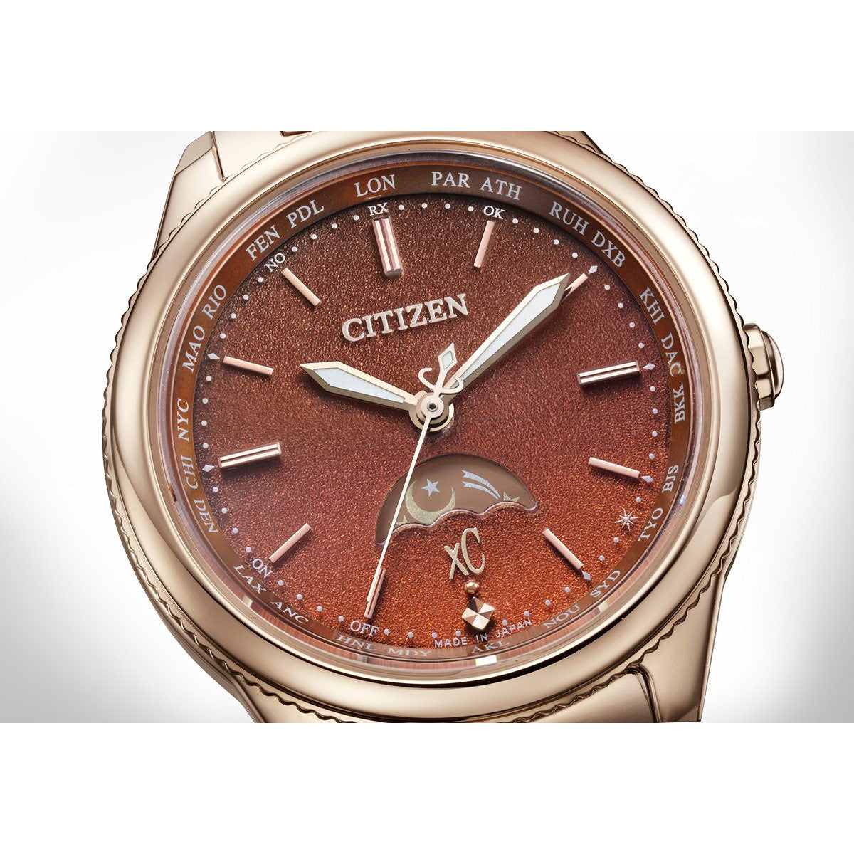 シチズン クロスシー エコドライブ 電波時計 xC EE1004-73W ティタニア ハッピーフライト レディース 腕時計 CITIZEN daichi collection【2025 新作】