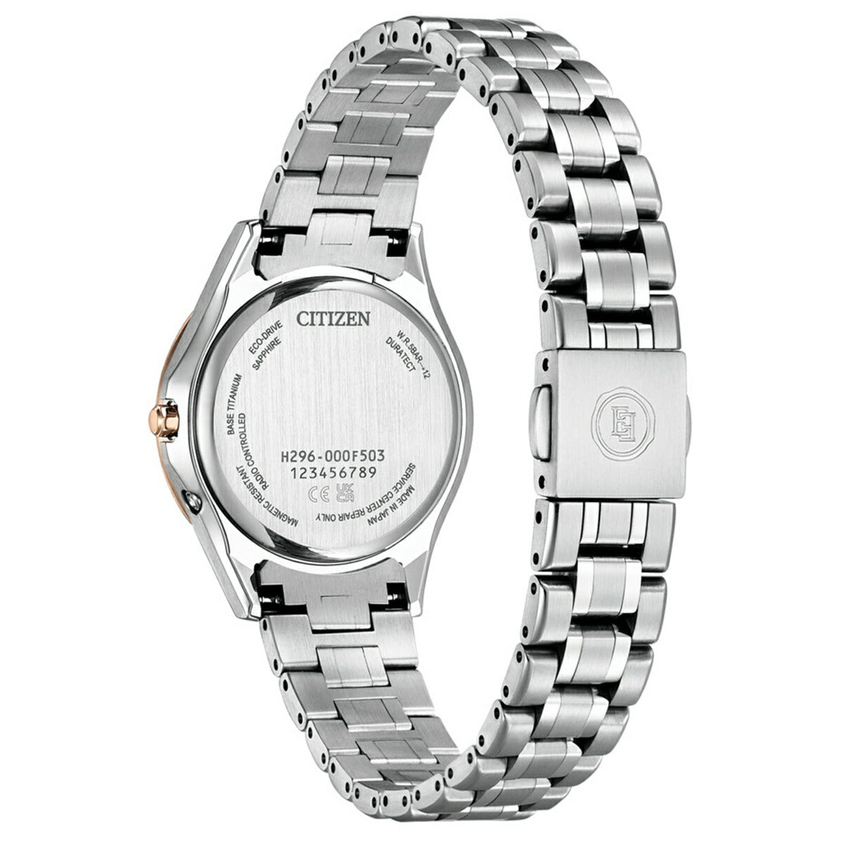 シチズン エクシード CITIZEN EXCEED エコドライブ 電波時計 EE1016-66A ダイレクトフライト ペアモデル レディース 腕時計 サン&ムーン 月暈