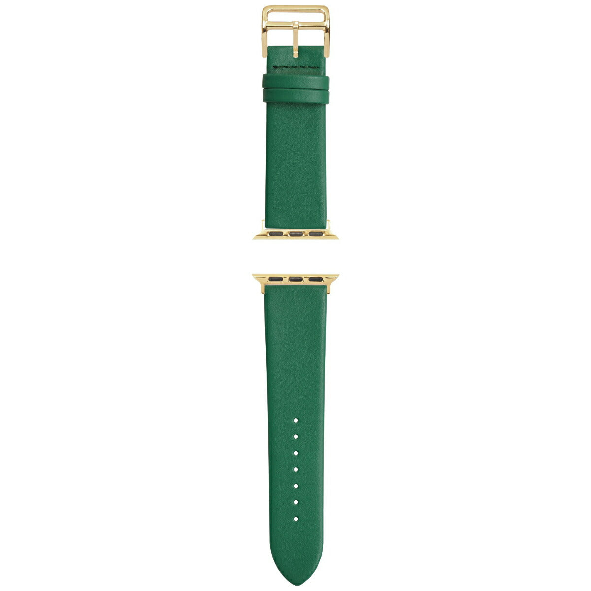 マネッタ ディ メーラ Manetta di mela アップルウォッチ Apple Watch 替えバンド ベルト メンズ レディース トレソー イタリアレザー 22mm エバーグリーン/シルバー EFA-G-S22