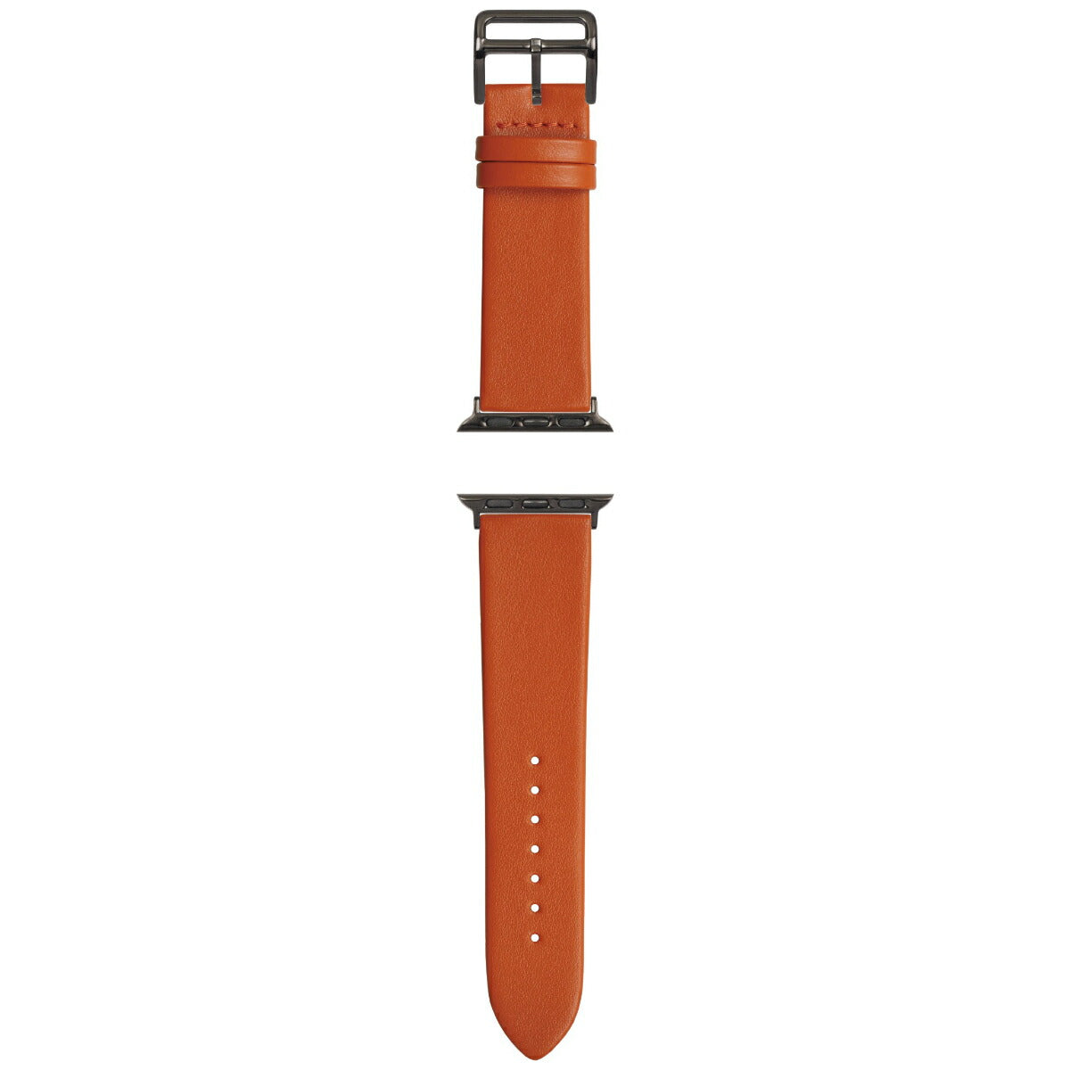 マネッタ ディ メーラ Manetta di mela アップルウォッチ Apple Watch 替えバンド ベルト メンズ レディース トレソー イタリアレザー 22mm オレンジ/シルバー EFA-OR-S22