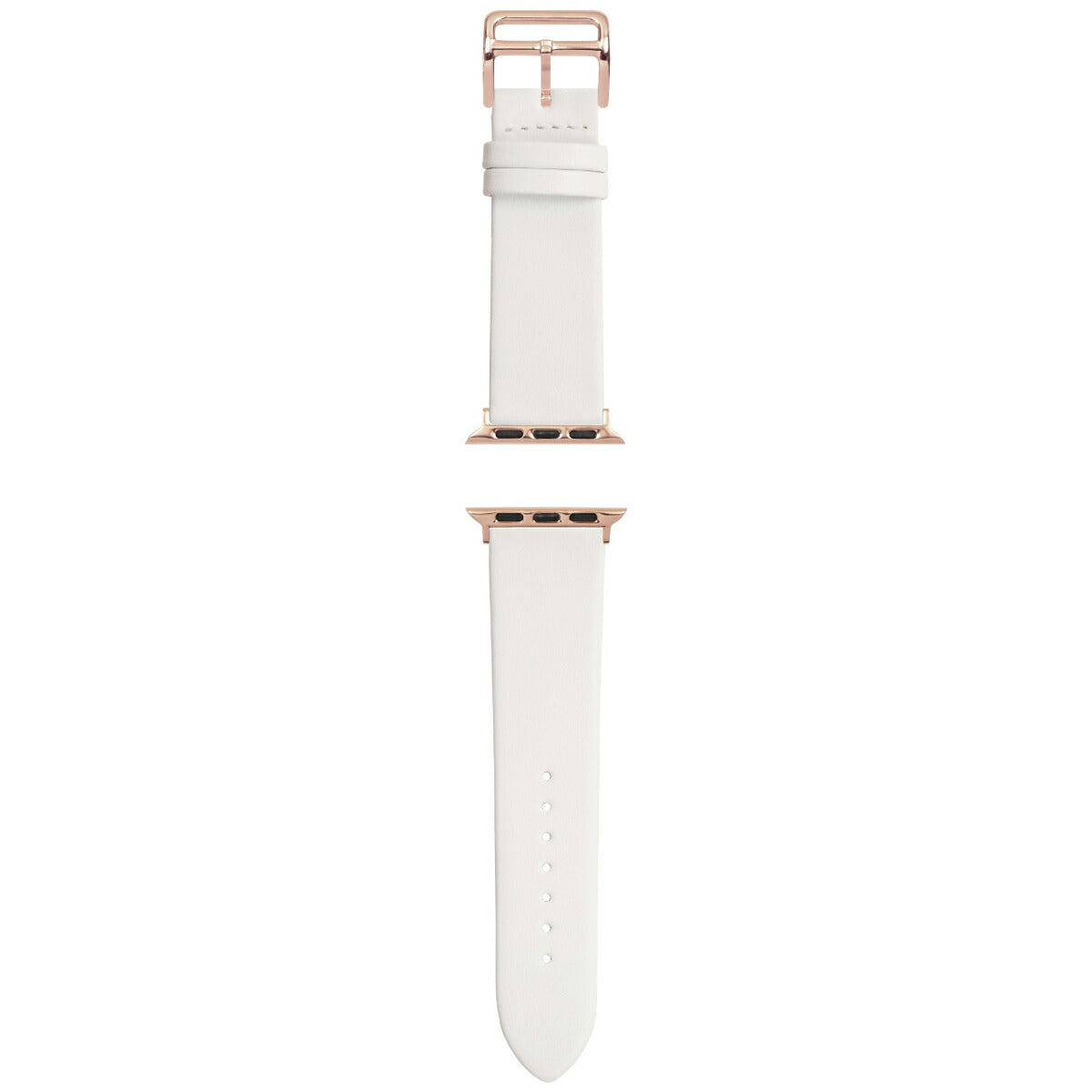 マネッタ ディ メーラ Manetta di mela アップルウォッチ Apple Watch 替えバンド ベルト メンズ レディース トレソー イタリアレザー 22mm パールホワイト/シルバー EFA-WH-S22