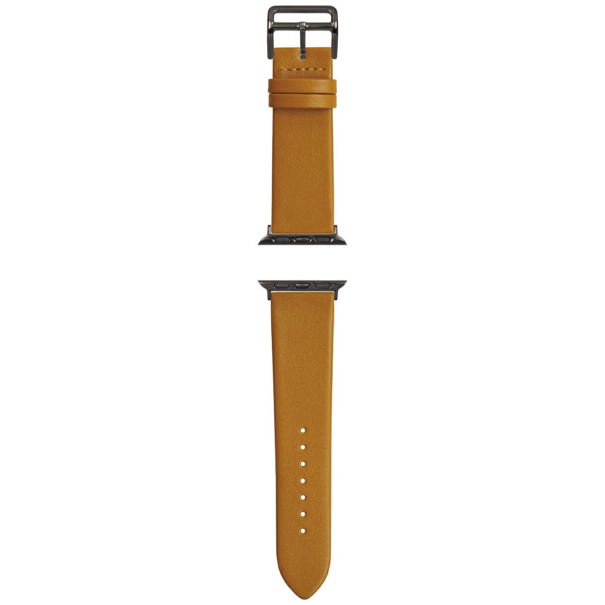 マネッタ ディ メーラ Manetta di mela アップルウォッチ Apple Watch 替えバンド ベルト メンズ レディース トレソー イタリアレザー 22mm マスタード/シルバー EFA-Y-S22