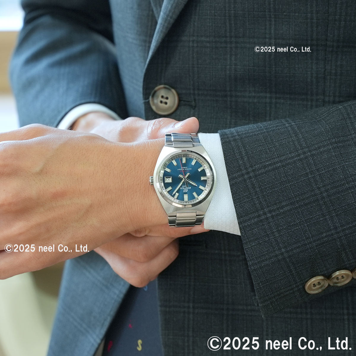 カシオ エディフィス CASIO EDIFICE 腕時計 メンズ EFB-109DJ-2AJF ブルー【2025 新作】